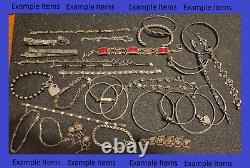 100 Grams 925 STERLING SILVER JEWELRY LOT USED VINTAGE WEARABLE RESELL RESALE