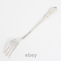 12 Reed & Barton Sterling Silver Seafood Forks Rose Cascade 1957 No Monogram