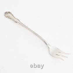 12 Reed & Barton Sterling Silver Seafood Forks Rose Cascade 1957 No Monogram