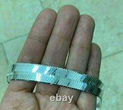14mm Herringbone Necklace Sterling Silver 925 Italian Chain 16 Inch 30 Inch