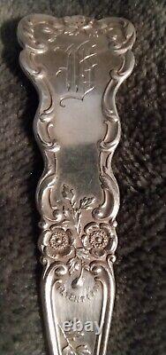 1900-1940 Antique Gorham Place fork. Sterling Silver 7 inch. Pattern Buttercup