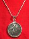1940 Vatican St Michael The Archangel Wwii Coin Sterling Silver Pendant Necklace