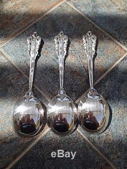 1 Clean Wallace Grand Grande Baroque Gumbo Soup Sterling Silver Spoon 16 Avail