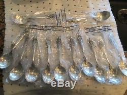 1 CLEAN WALLACE GRAND GRANDE BAROQUE GUMBO SOUP STERLING SILVER SPOON 16 AVAIL 