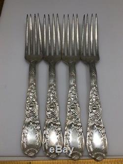 1 Of 16 CHRYSANTHEMUM BY TIFFANY & CO. STERLING LG DINNER FORK 7 1/8 Old Marks