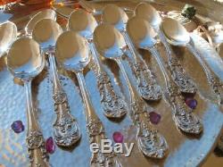 1 Rare Sterling Silver Oval Soup Spoon Reed Barton Francis 1 Flatware Heavy Old