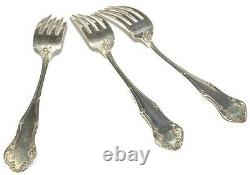 3 Gorham Sterling Silver 4 Prong Forks Antique 146 Grams Flatware