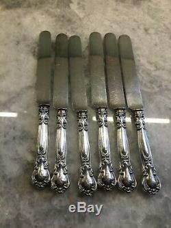 40 Peices Chantilly by Gorham Sterling Silver Flatware Set Excellent Condition