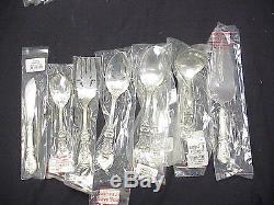 48pc Reed & Barton FRANCIS I Sterling Silver Flatware Never Used Condition