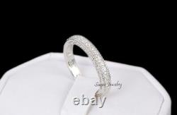 4.35ct Halo Cushion Cut 925 Sterling Silver Bridal Wedding Engagement Ring Set