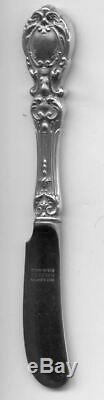 4 Francis 1st Paddle Butter Knives Reed & Barton Sterling Silver Handled 6-1/4 I