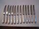 4 Sterling Silver (935) Knives Flatware Scalloped Each Knife Is 71g Tub T