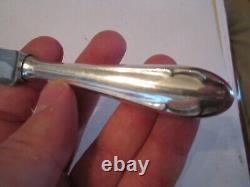 4 STERLING SILVER (935) KNIVES FLATWARE SCALLOPED EACH KNIFE IS 71g TUB T