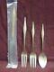4pc Wallace Sterling Dawn Mist Place Setting No Monogram