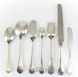 50pc Tiffany & Co. Sterling Silver Flatware Set in Flemish, 1911 58toz + Knives