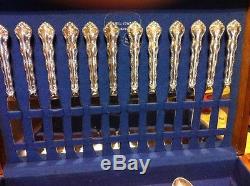 54 Pcs Reed & Barton Sterling Silver Flatware Tara for 12 Place Settings+Serving
