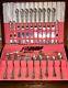55 Pc Reed & Barton Sterling Silver Tara Flatware Complete 8 Place Setting Set