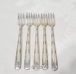 5 Gorham Sterling Silver Camilla Coctail/Seafood Forks