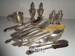 670 gr (18) STERLING SILVER 925 Scrap or Not (solid 310 gr) + (weighted 360 gr)