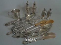 670 gr (18) STERLING SILVER 925 Scrap or Not (solid 310 gr) + (weighted 360 gr)