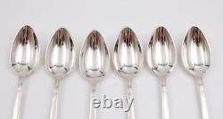 6x Gorham Calais pattern Sterling silver spoons 6 inches 176 grams near new