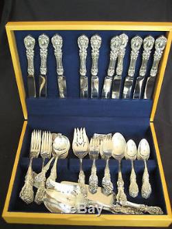78pc Reed & Barton FRANCIS I Sterling Silver Flatware
