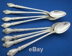 (8) Eight Gorham Melrose Sterling Silver Ice Tea Spoons No Monogarms C. 1948