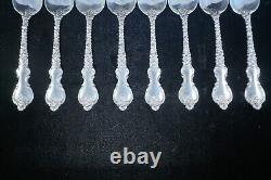 8 International Sterling Silver 6 TEASPOONS, 1968 DuBarry Pattern