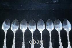 8 International Sterling Silver 6 TEASPOONS, 1968 DuBarry Pattern