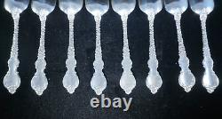 8 International Sterling Silver 6 TEASPOONS, 1968 DuBarry Pattern