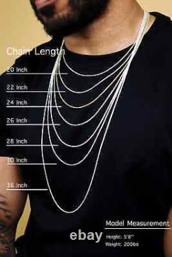 8mm 925 Rope Real SOLID Sterling Silver Chain Necklace Italian HEAVY Diamond Cut