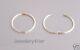 925 Sterling Silver 13mm Tiny Small Hinged Hoop Sleeper Earrings B'day Gift New