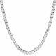 925 Sterling Silver 2mm 3mm 4mm 5mm Round Cut Cz Tennis Chain Necklace Bracelet