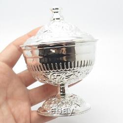 925 Sterling Silver Antique Ornate Vase / Bowl