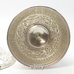 925 Sterling Silver Antique Ornate Vase / Bowl