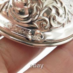 925 Sterling Silver Antique Ornate Vase / Bowl