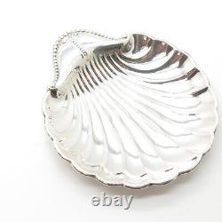 925 Sterling Silver Antique Webster Seashell Dish