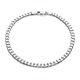 925 Sterling Silver Cuban Link Chain Bracelet (all Widths And Lengths)