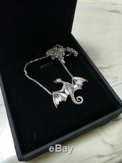 925 Sterling Silver Game of Thrones Daenerys Targaryen Dragon Necklace Pendant