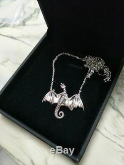 925 Sterling Silver Game of Thrones Daenerys Targaryen Dragon Necklace Pendant