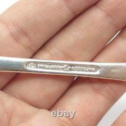 925 Sterling Silver Vintage 1963 Wallace Dawn Mist Tablespoon