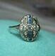 925 Sterling Silver Vintage Art Deco Ring Antique Engagement Ring 2.50ct Diamond