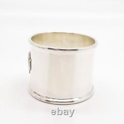 925 Sterling Silver Vintage Elephant for Good Luck Napkin Ring Holder