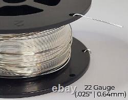 925 Sterling Silver Wire Square Half Hard 16-24 Gauge 1-10 ft USA