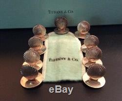 9 Tiffany & Co. Sterling Silver Place Card Holders