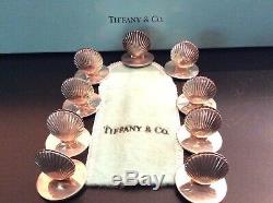 9 Tiffany & Co. Sterling Silver Place Card Holders