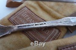 ANTIQUE VICTORIAN TIFFANY & CO STERLING SILVER SUGAR TONG & SERVNG SPOON WithPOUCH