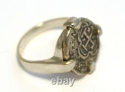 ATOCHA Coin Ring Ladies 925 Sterling Silver Sunken Treasure Coin Jewelry