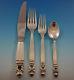 Acorn By Georg Jensen Sterling Silver Flatware Set For 8 Service 34 Pieces