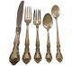 Alencon Lace By Gorham Sterling Silver Flatware Set For 8 Service 42 Pieces